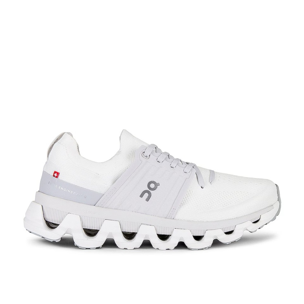 ON Running Cloud Swift Sneakers in White Frost